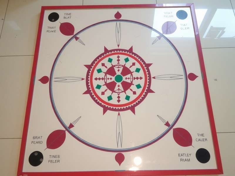 Indian Carrom Glory Game Board
